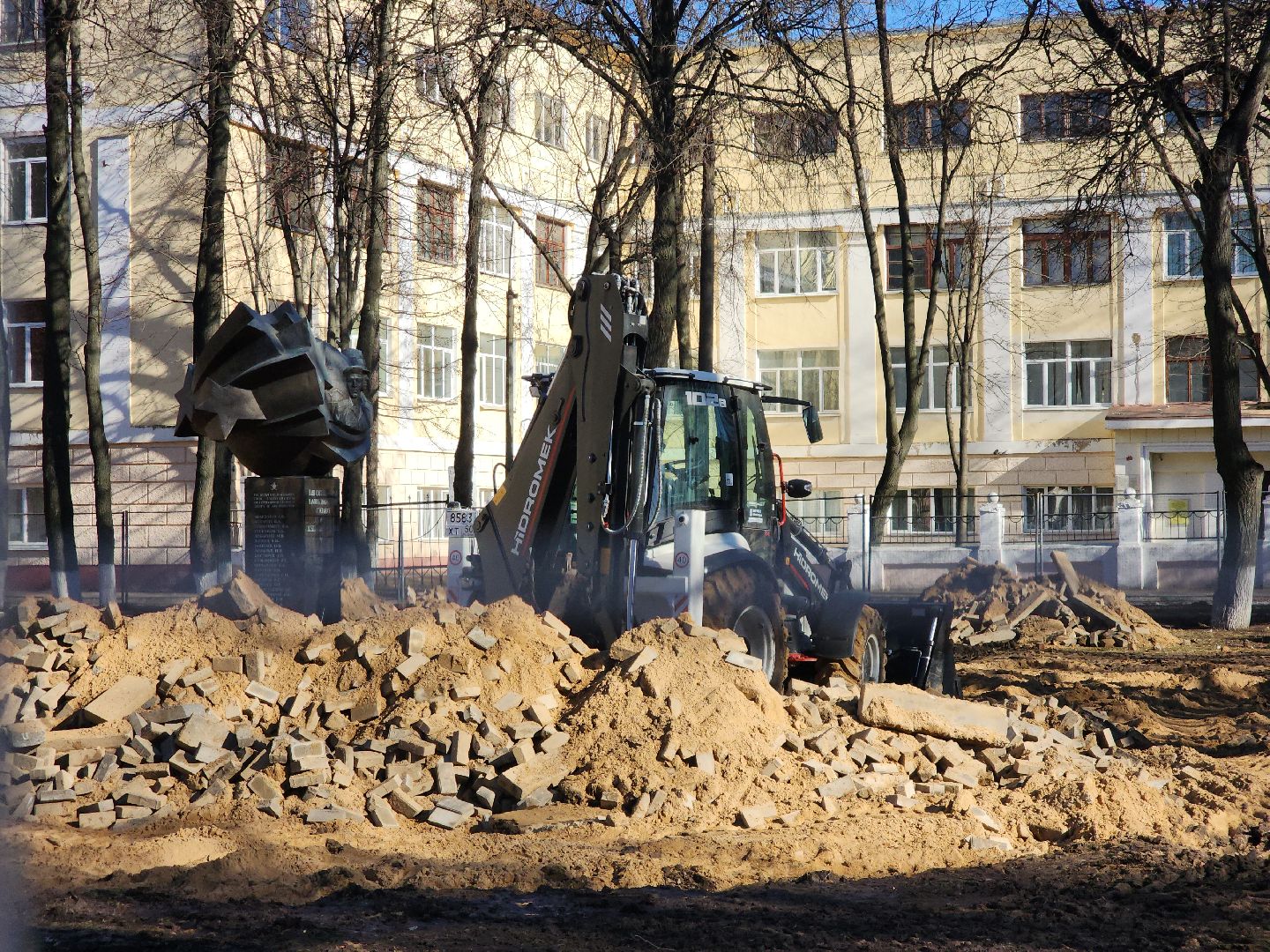 Подольск, Благоустройство, 80 лет победы,Мемориал, Памятник,