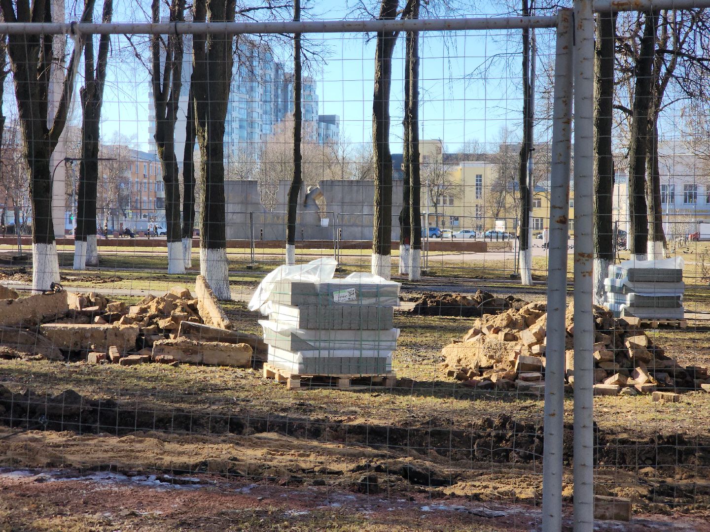 Подольск, Благоустройство, 80 лет победы,Мемориал, Памятник,