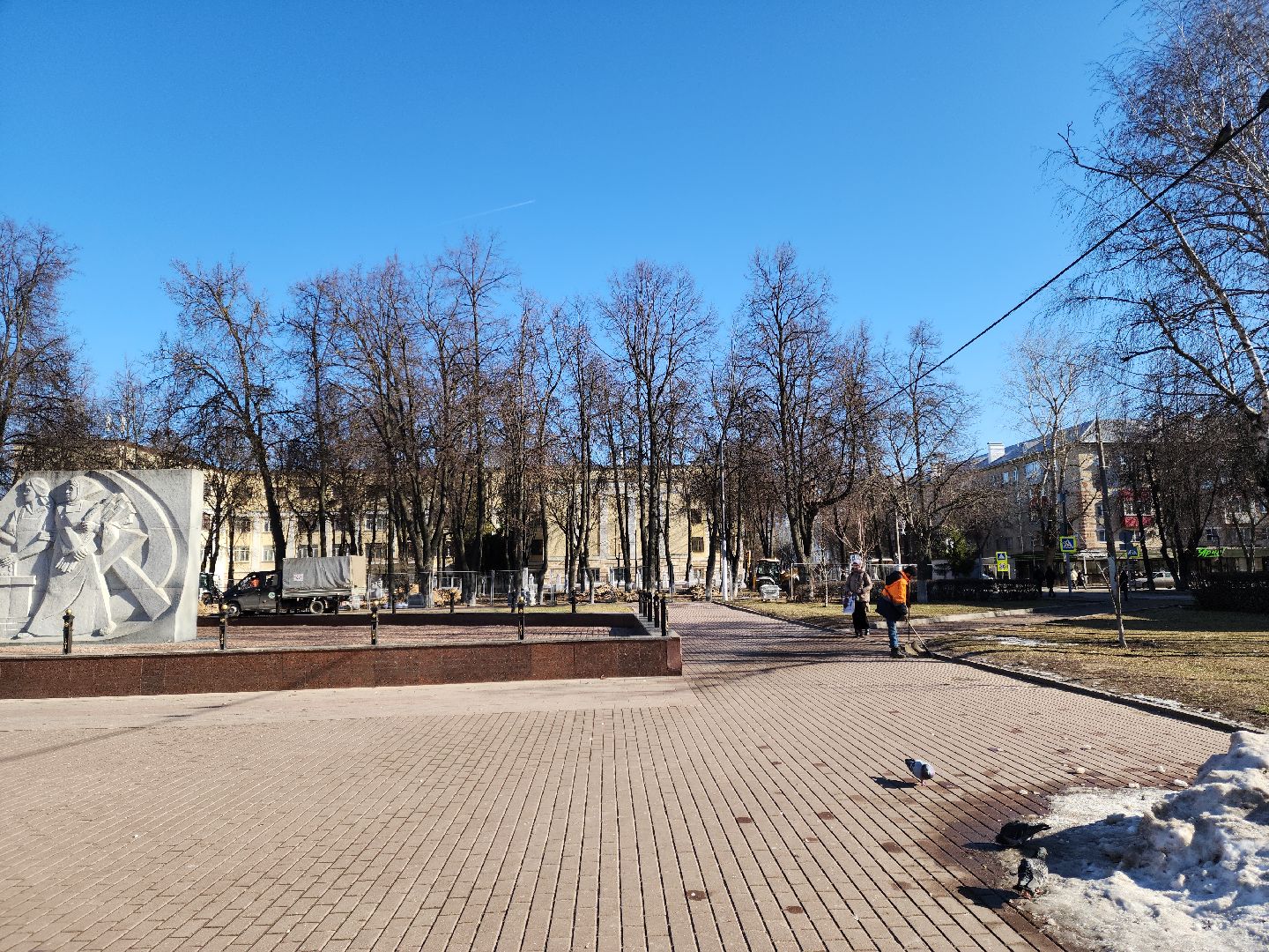 Подольск, Благоустройство, 80 лет победы,Мемориал, Памятник,