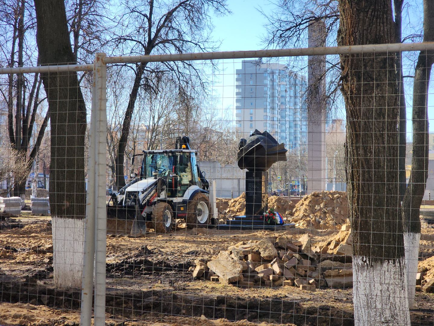 Подольск, Благоустройство, 80 лет победы,Мемориал, Памятник,