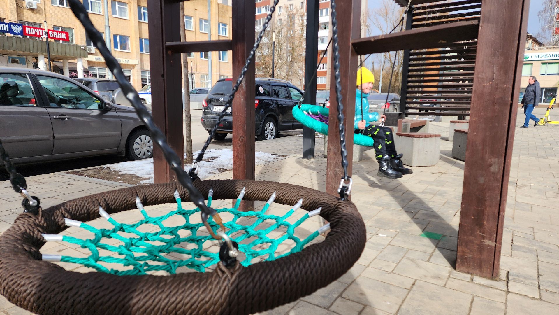 домодедово, комбинат благоустройства, подмосковье, ремонт, ремонт детских площадок, детская площадка, дети, досуг, сквер, качели,