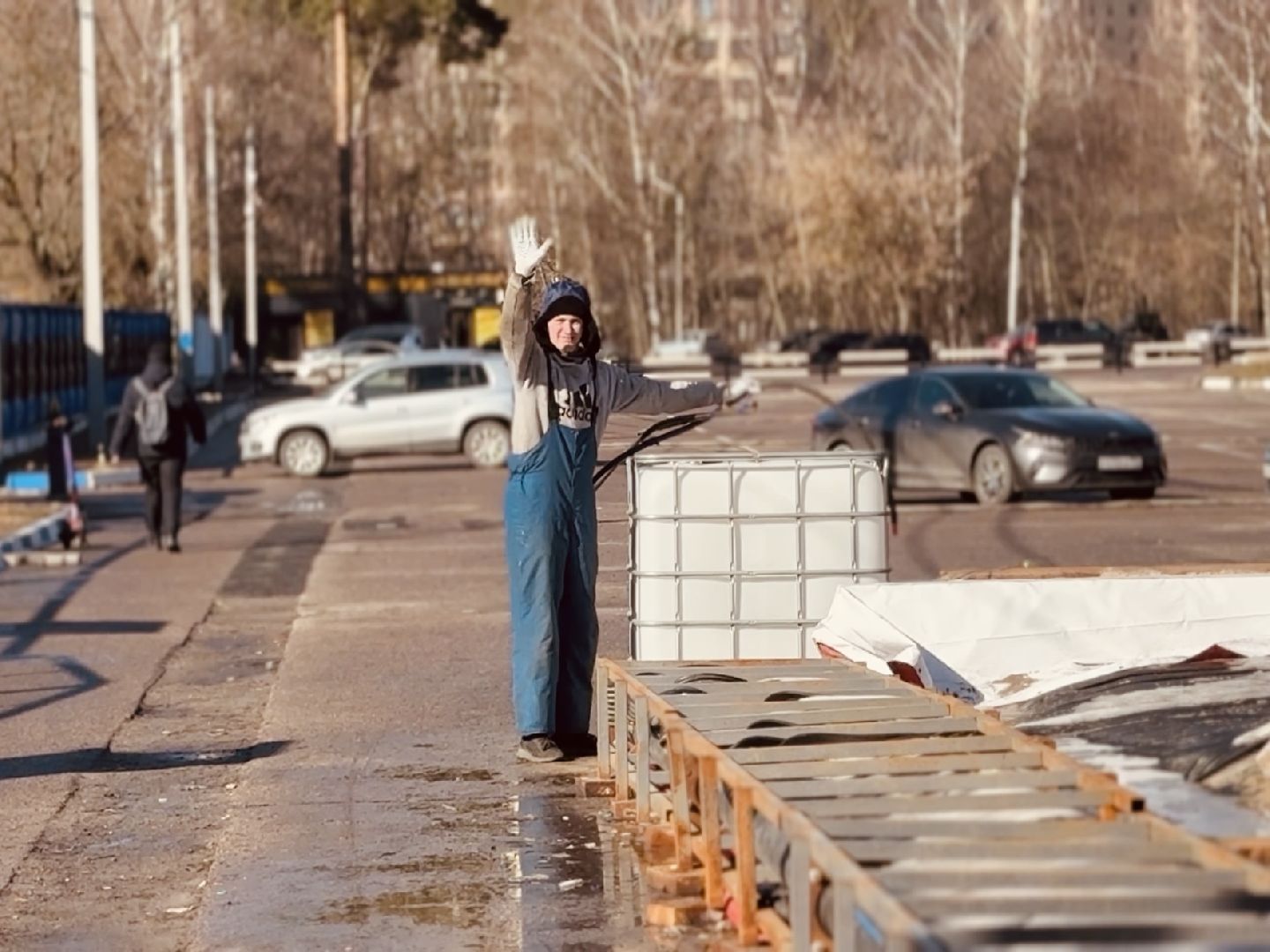 раменское, каток, городской парк,