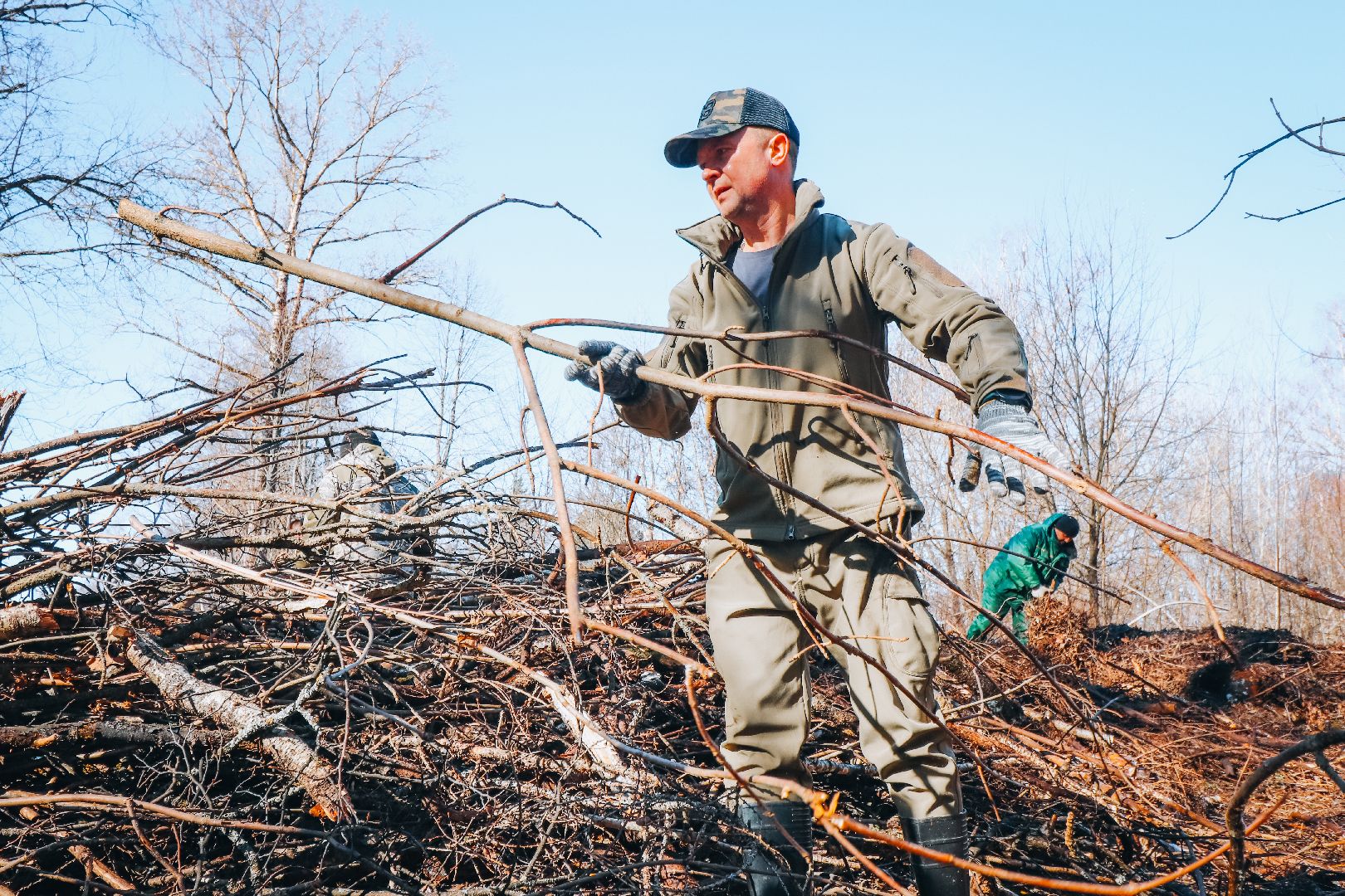 Клин, общество, благоустройство, опиловка деревьев, парки подмосковья,
