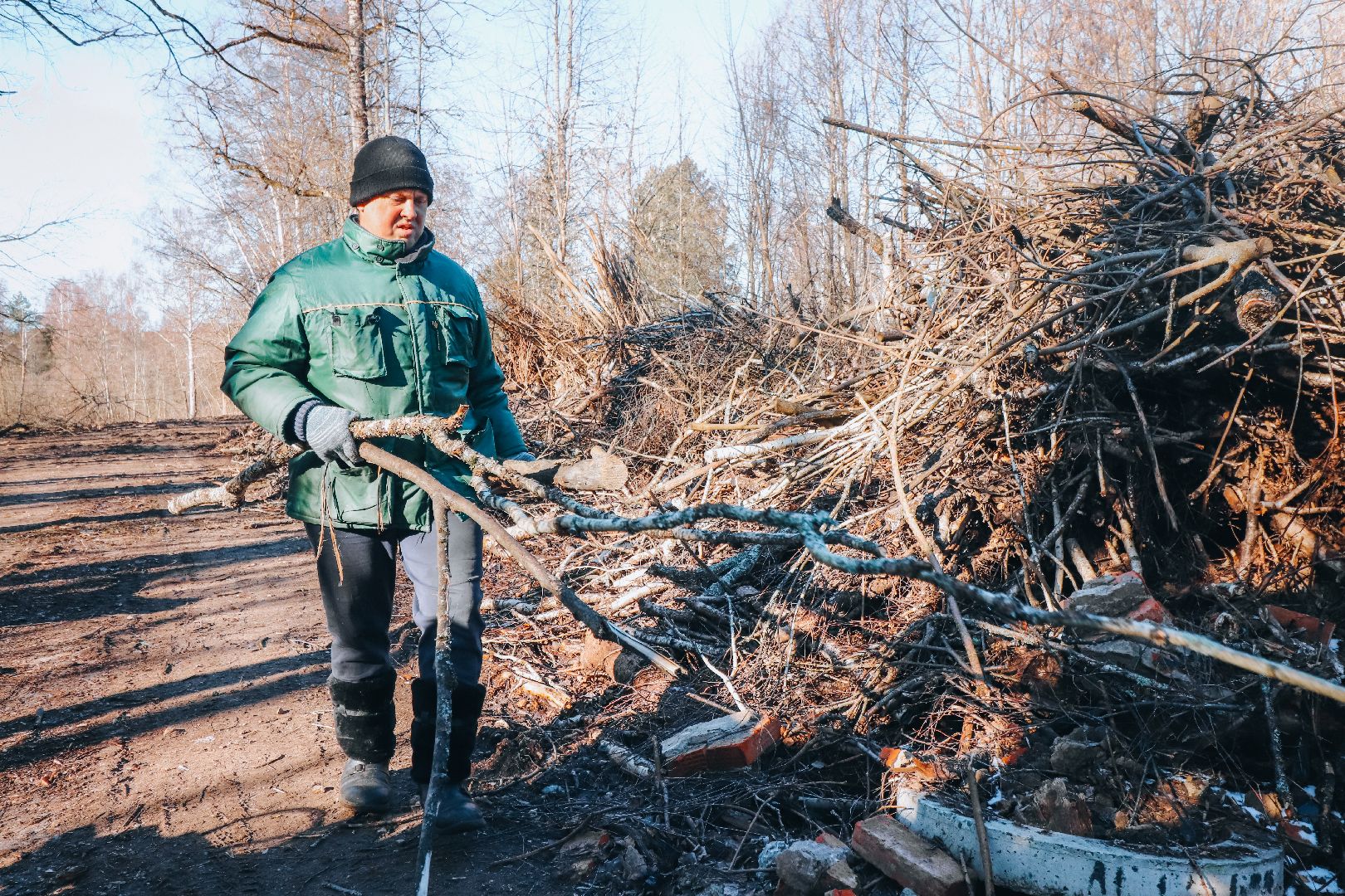 Клин, общество, благоустройство, опиловка деревьев, парки подмосковья,
