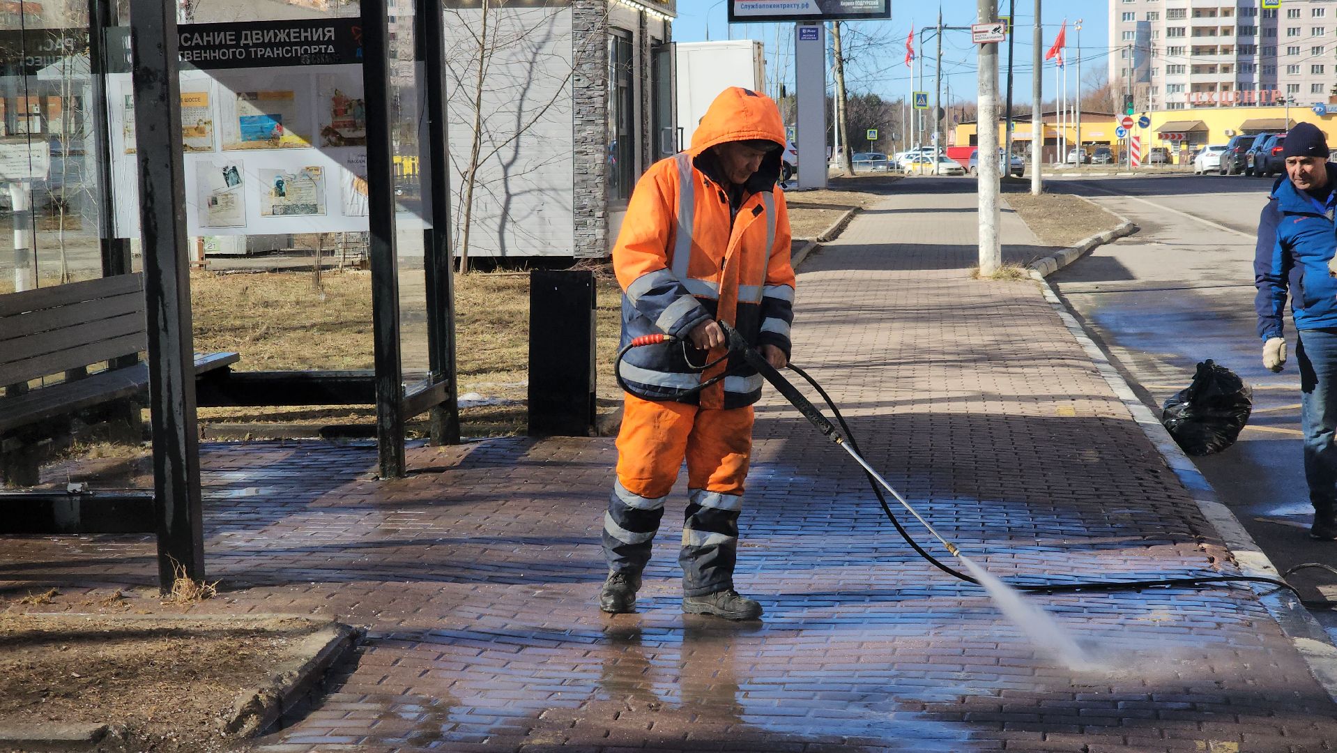 долгопрудный, новый бульвар, Лихачевский проспект, ремонт тротуаров,