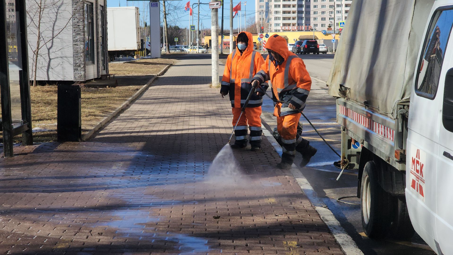 долгопрудный, новый бульвар, Лихачевский проспект, ремонт тротуаров,