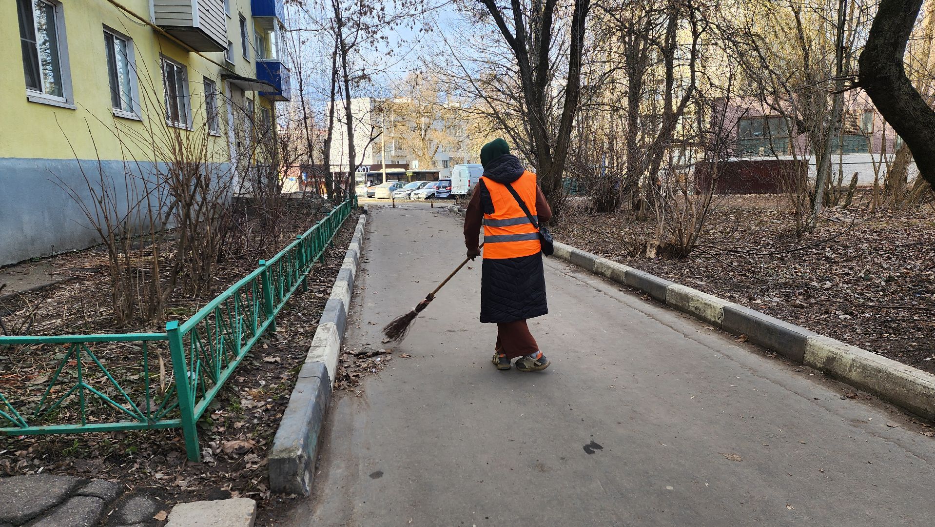 солнечногорск, крестьянская улица, уборка, благоустройство,