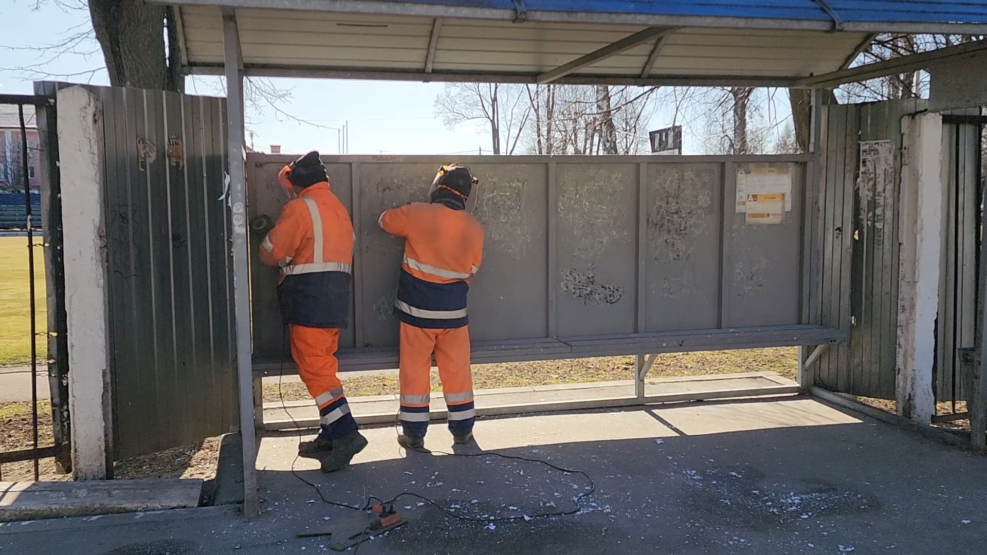 Бронницы, Благоустройство, Мойка остановок, Транспорт,