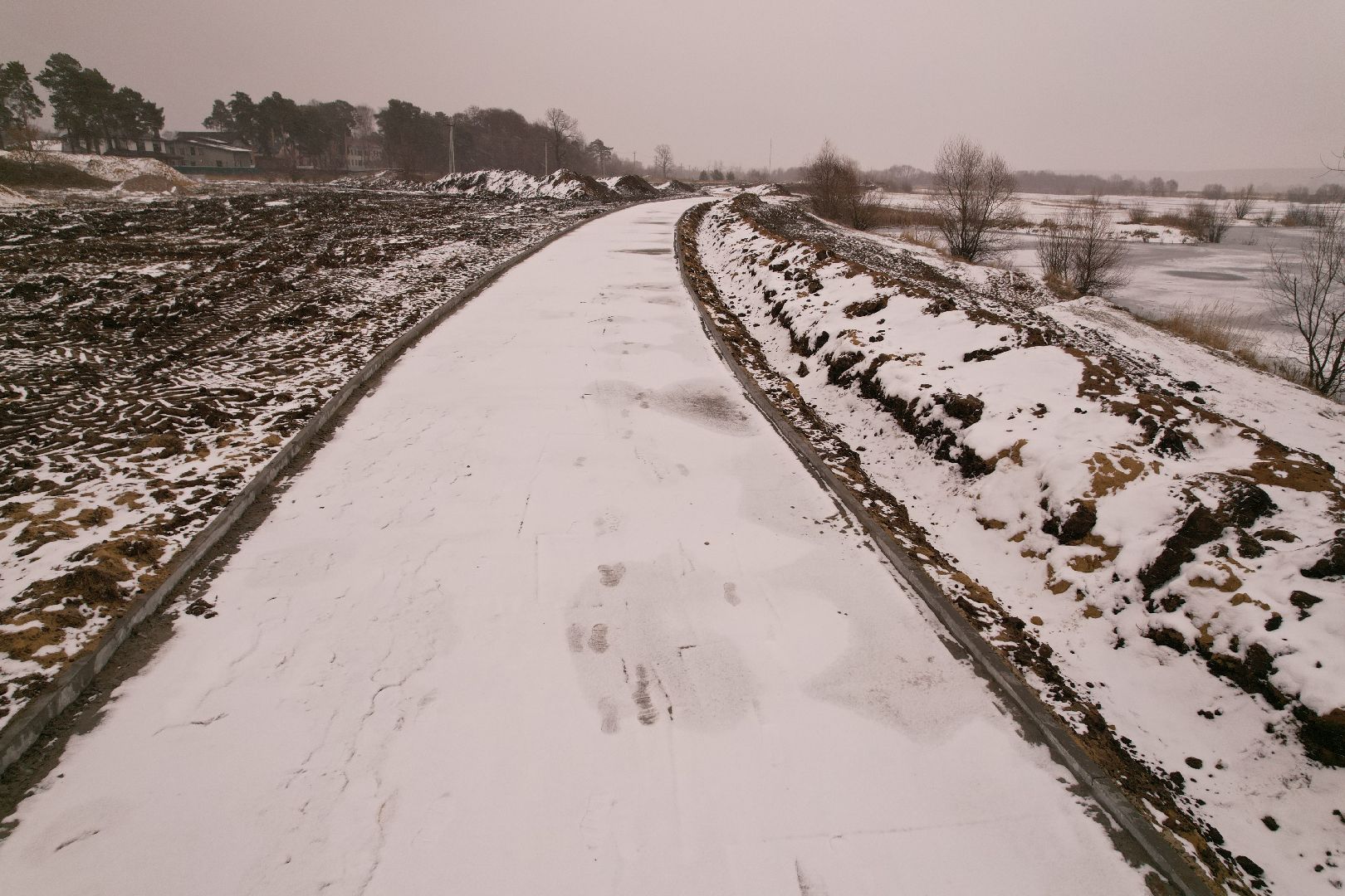 видео с коптера, коломна, благоустройство в озерах, карьер западный,
