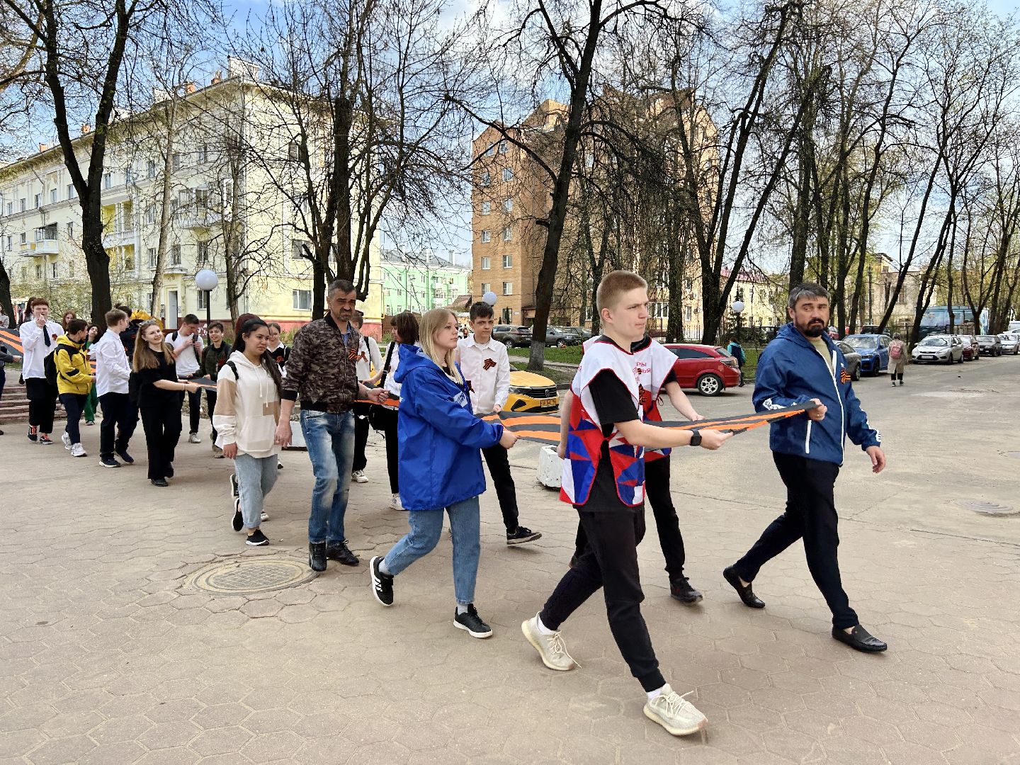 патриотическая акция, день победы, георгиевская ленточка