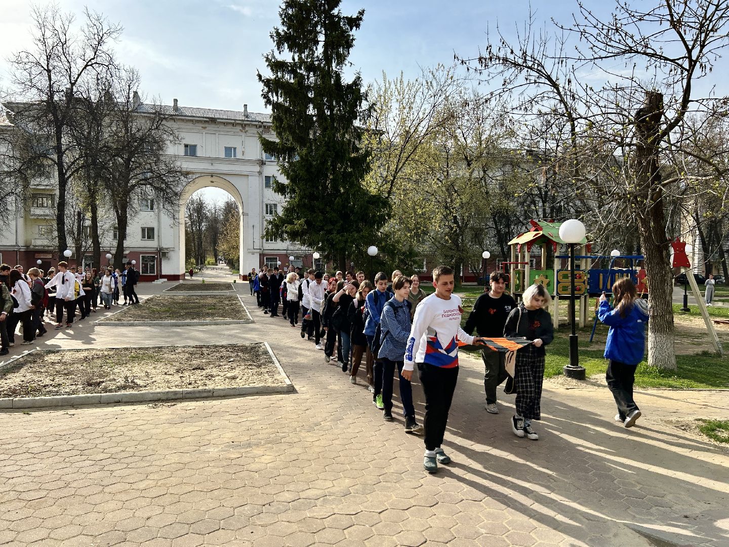 патриотическая акция, день победы, георгиевская ленточка