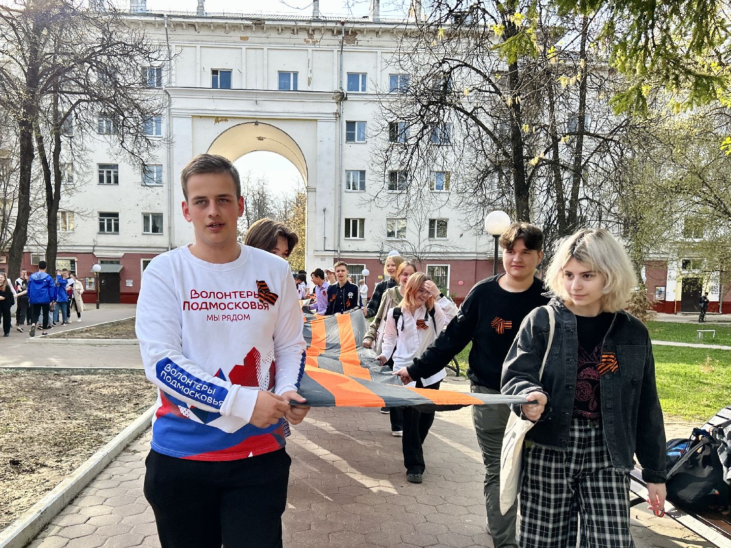 патриотическая акция, день победы, георгиевская ленточка