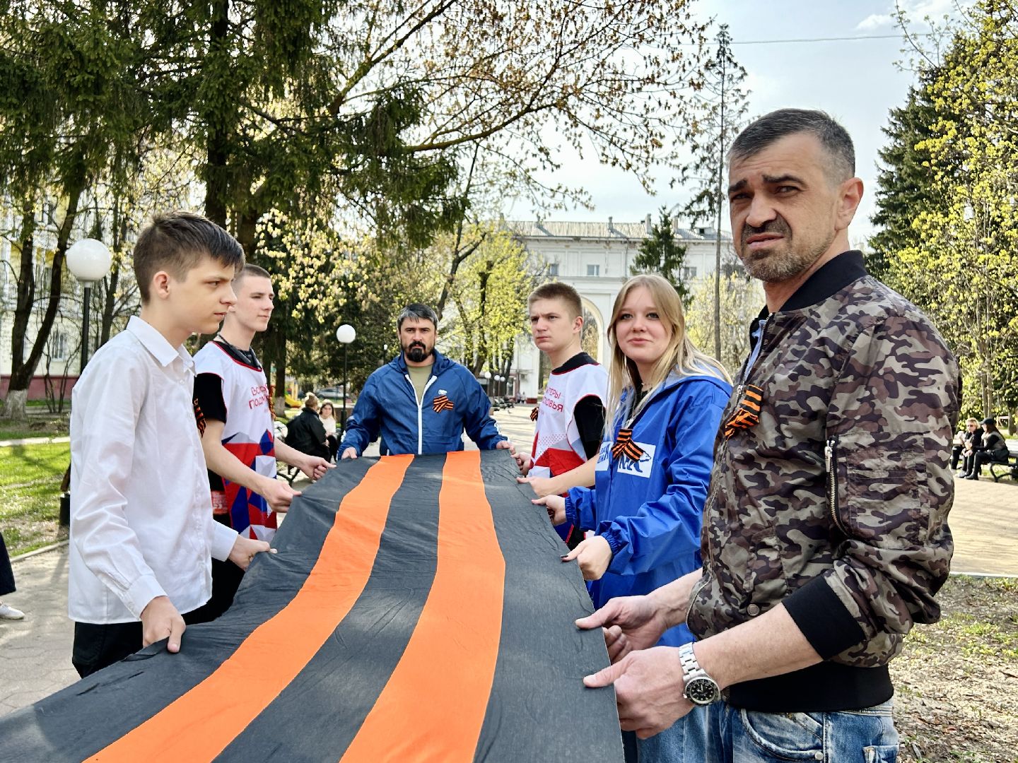 патриотическая акция, день победы, георгиевская ленточка