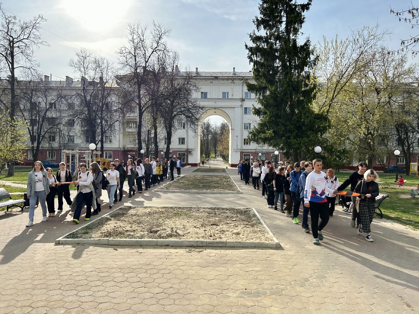 патриотическая акция, день победы, георгиевская ленточка
