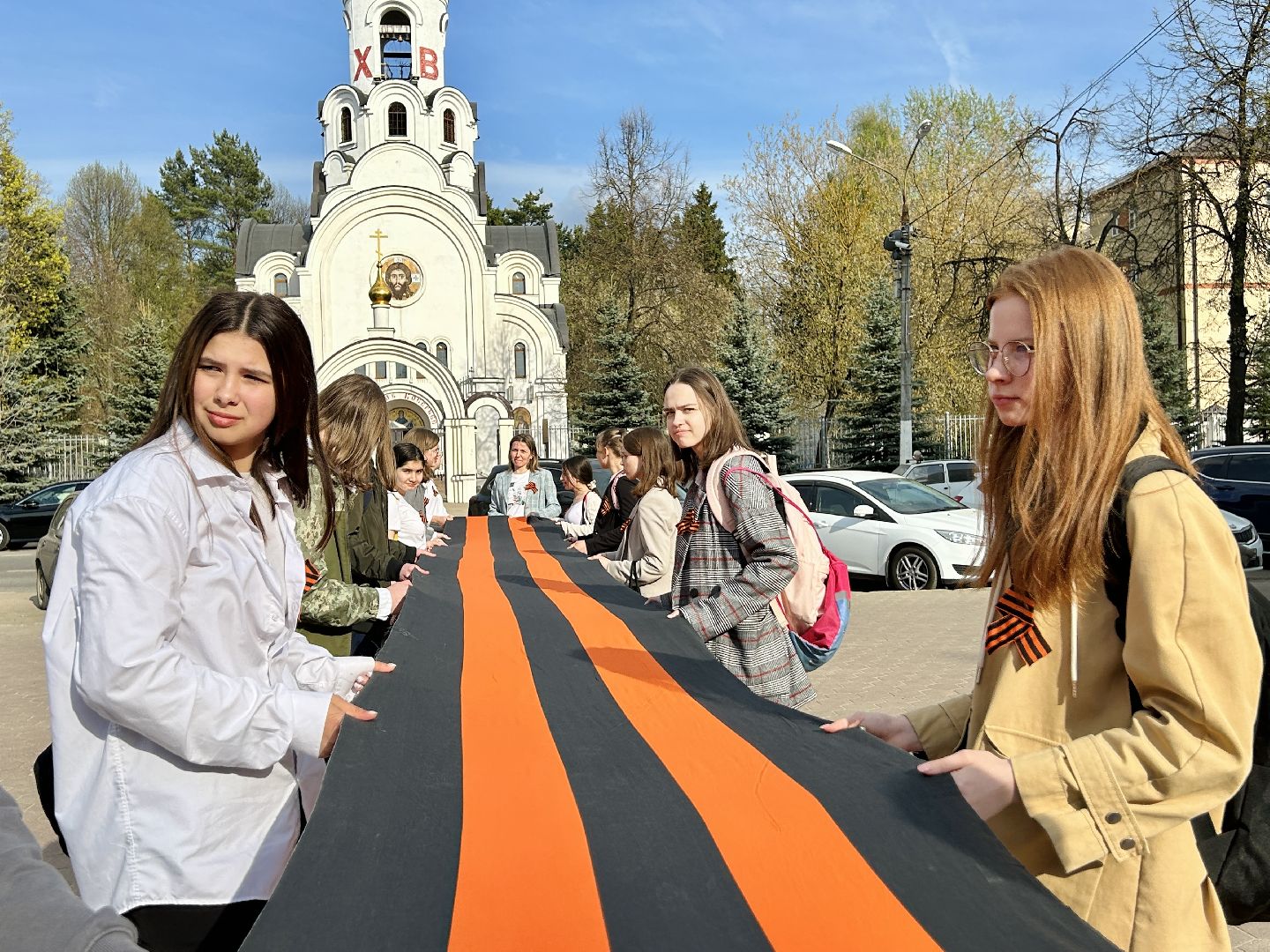 патриотическая акция, день победы, георгиевская ленточка