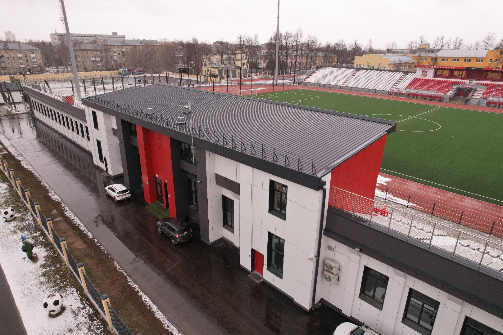 видео с коптера, коломна, стадион авангард,