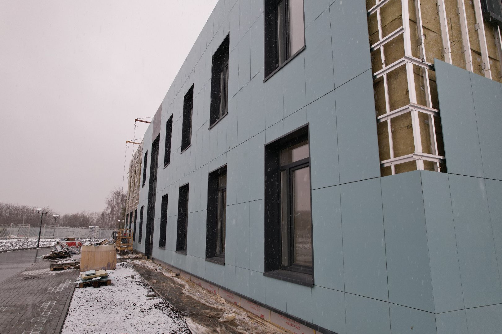 видео с коптера, коломна, детский сад в подлипки-город,