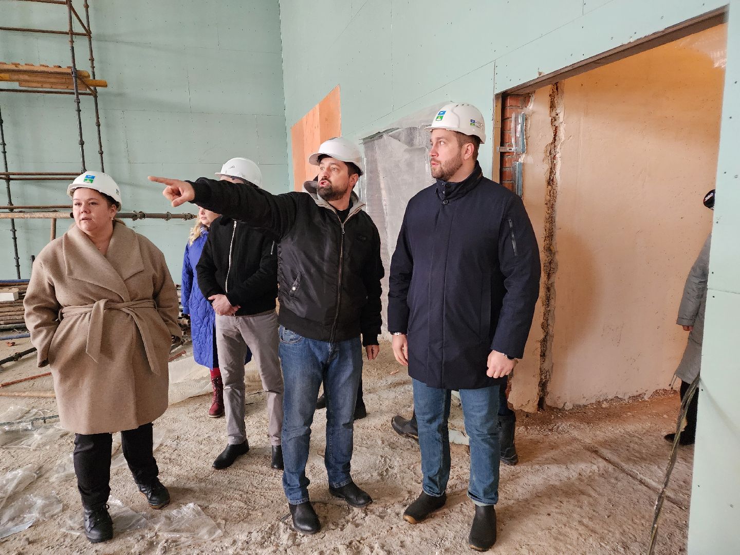 Чехов, улица лопасненская, школа 3, пристройка на 200 мест, строительство, комиссия, проверка, инспекция, сроки и качество работ, объем работ, глава округа михаил собакин,