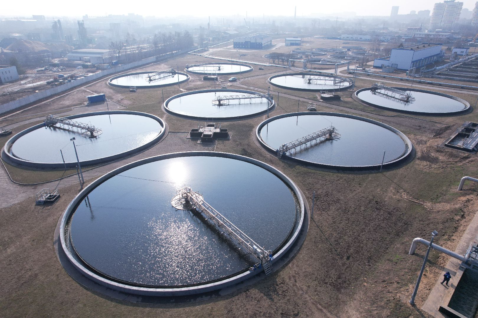 видео с коптера, щелковские очистные сооружения, экология щелково,