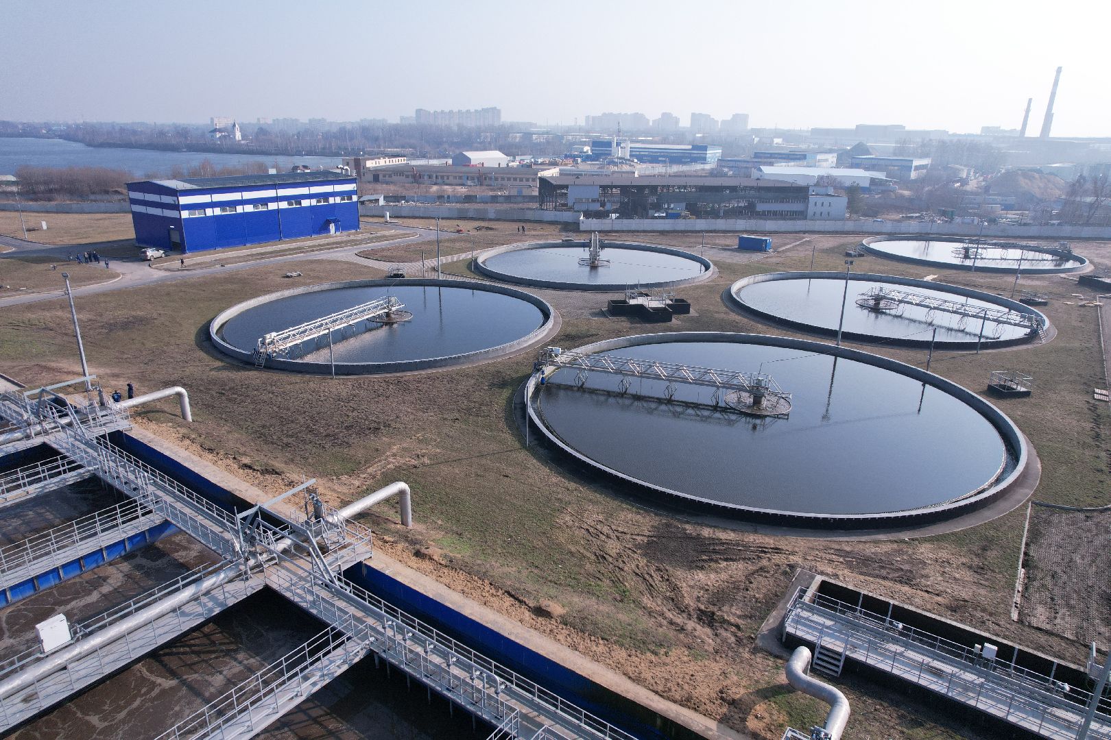 видео с коптера, щелковские очистные сооружения, экология щелково,