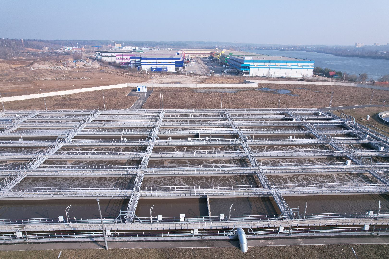 видео с коптера, щелковские очистные сооружения, экология щелково,