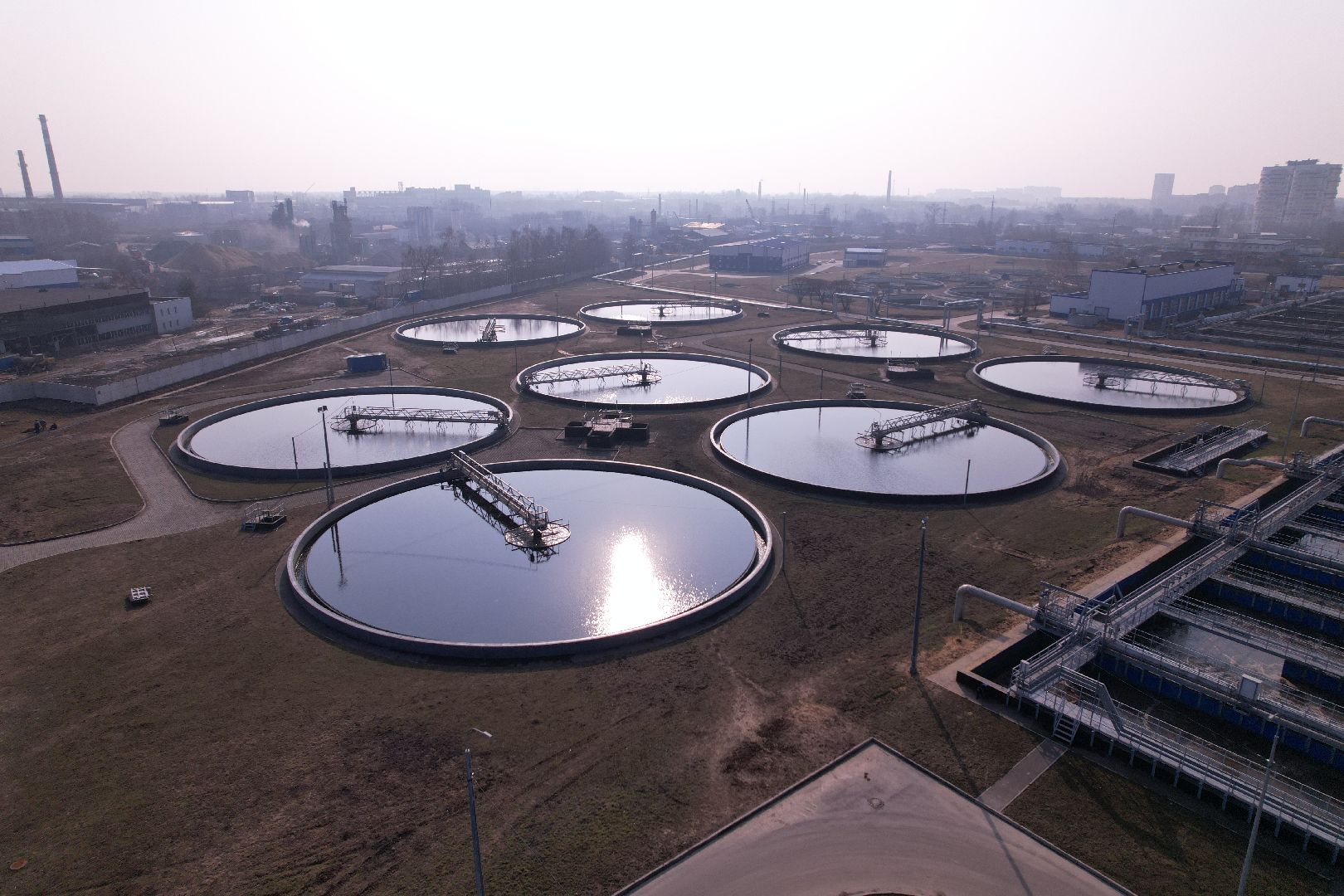 видео с коптера, щелковские очистные сооружения, экология щелково,