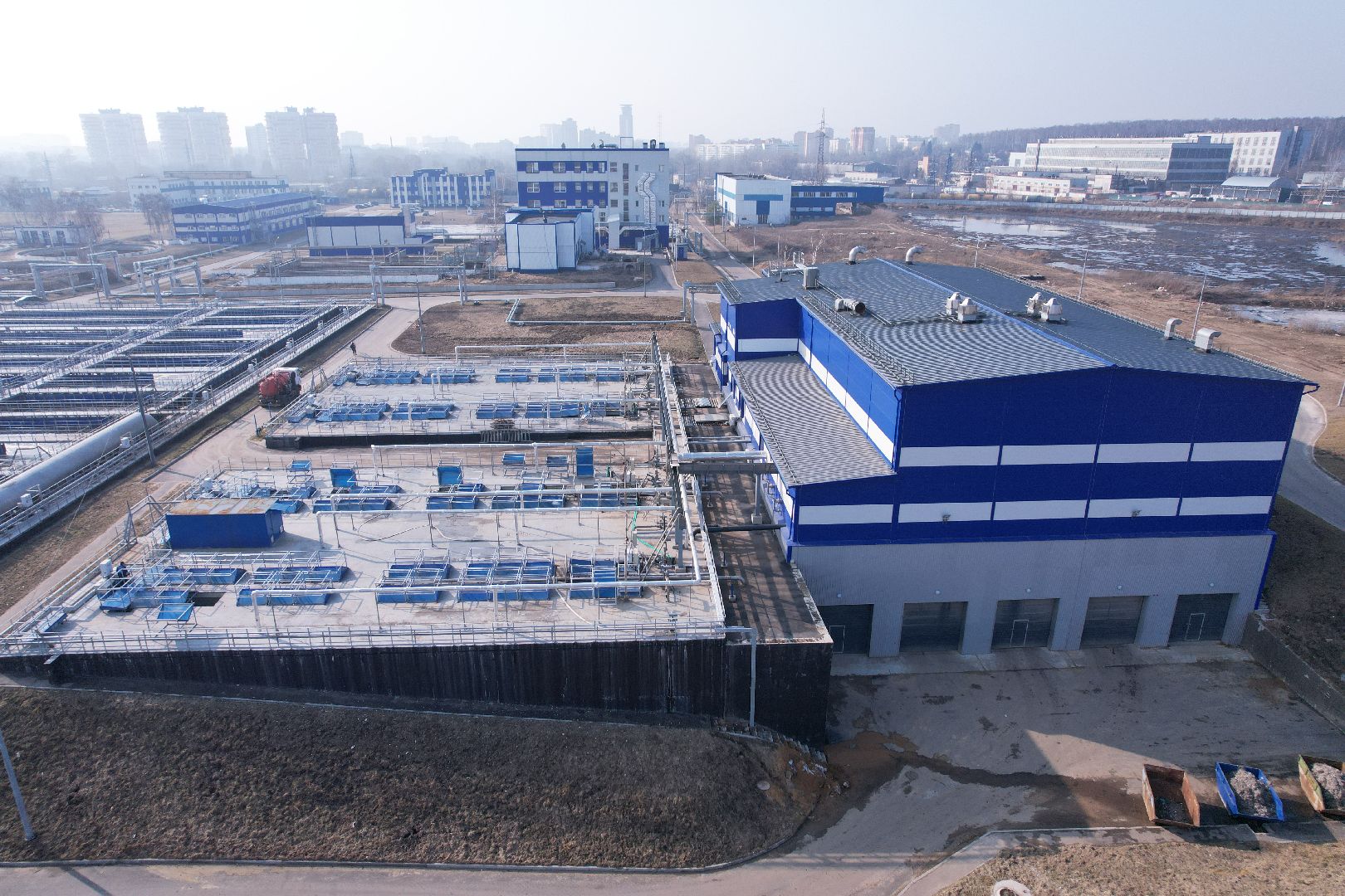 видео с коптера, щелковские очистные сооружения, экология щелково,