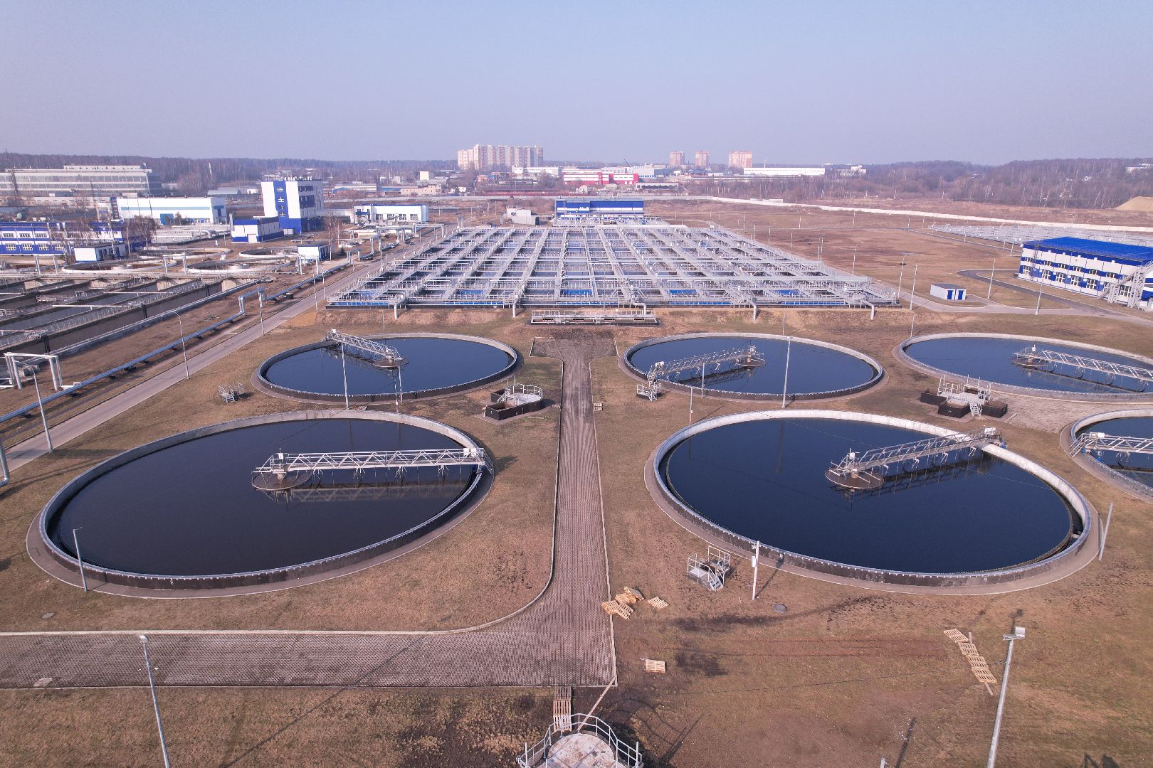 видео с коптера, щелковские очистные сооружения, экология щелково,