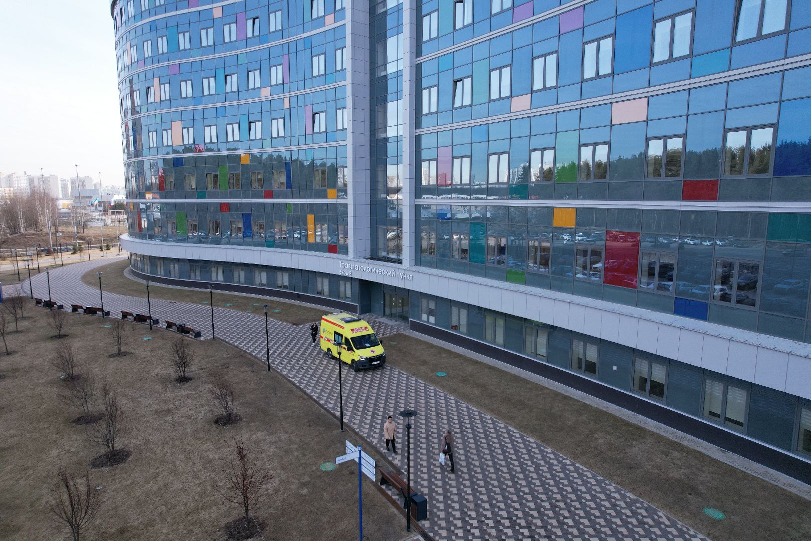 видео с коптера, медицина красногорска, детский клинический центр им рошаля,