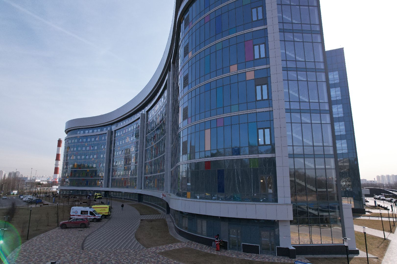 видео с коптера, медицина красногорска, детский клинический центр им рошаля,