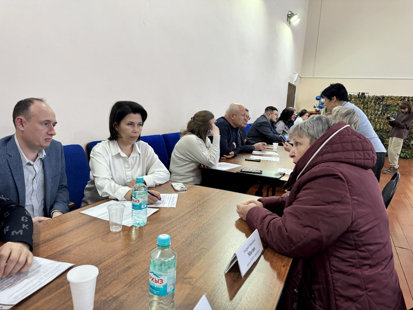 шаховская, выездная администиация, собрание,