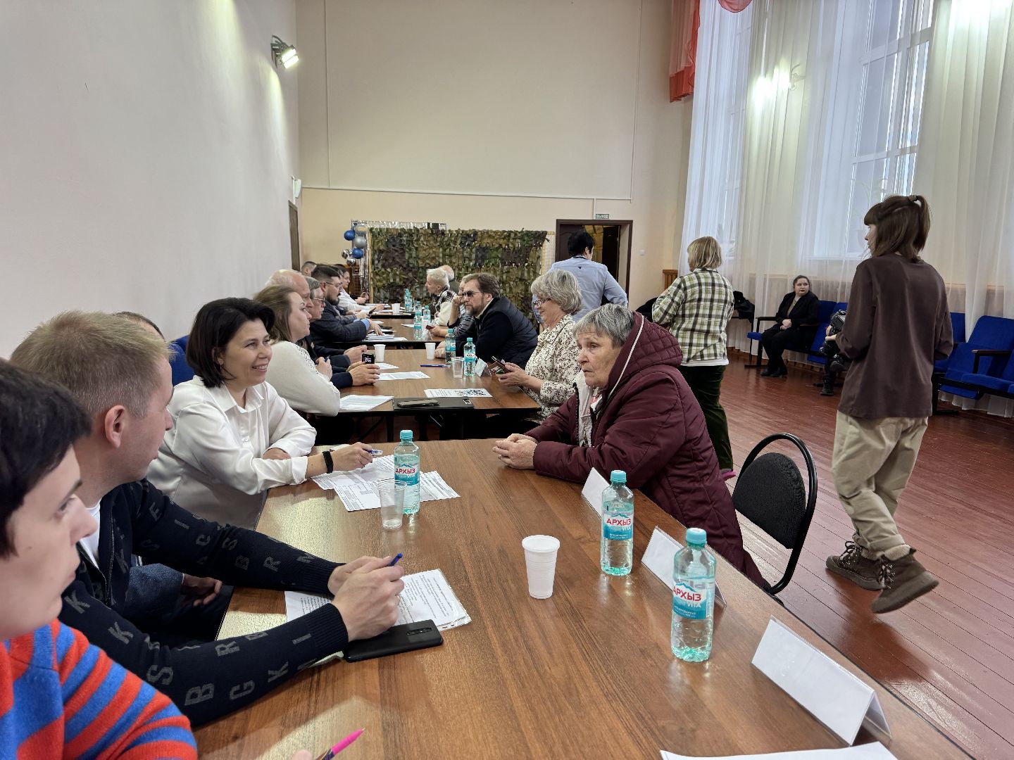 шаховская, выездная администиация, собрание,