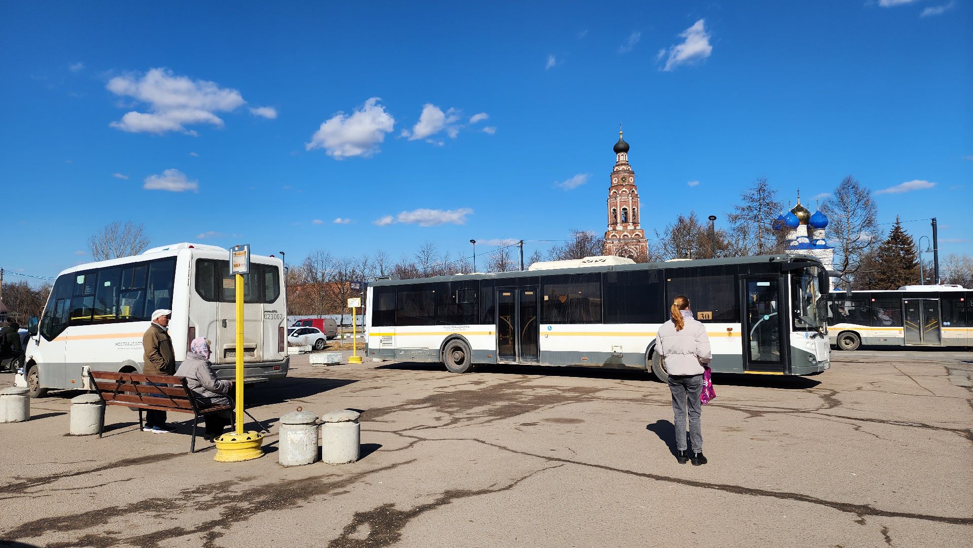 Бронницы, Автостанция Бронницы, Автобусы, Пассажиры,