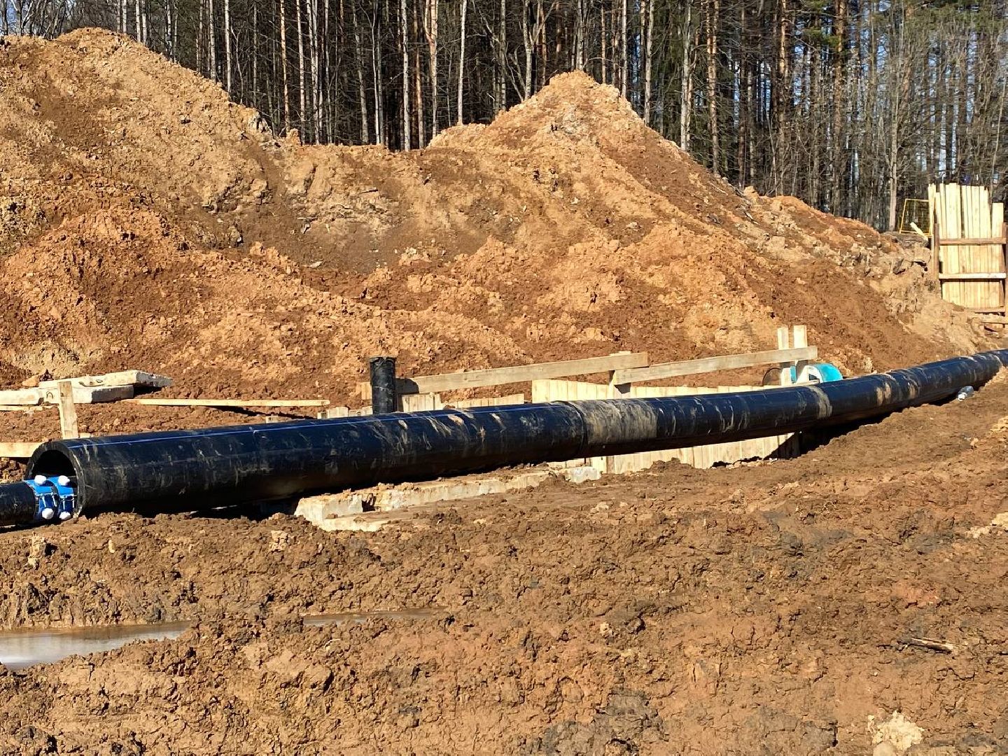 строительство в Красногрске, дублел пятницкого шоссе, строительство дороги,