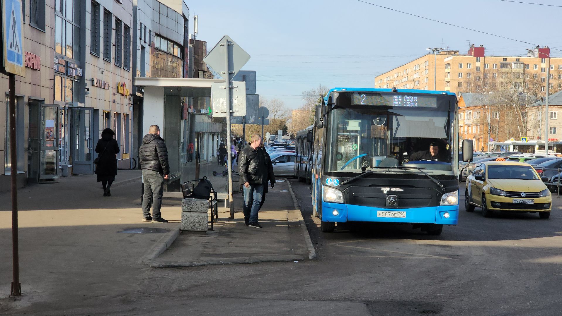 Автобусы, общественный транспорт, Лобня,