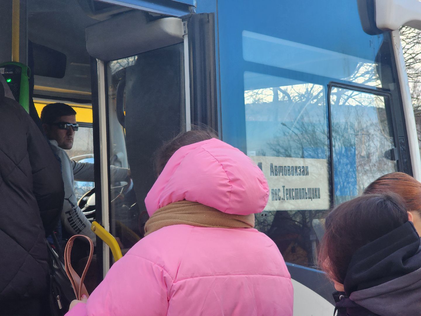 Зарайск, Проверка автобусов, Городской автобус, маршрут 1,