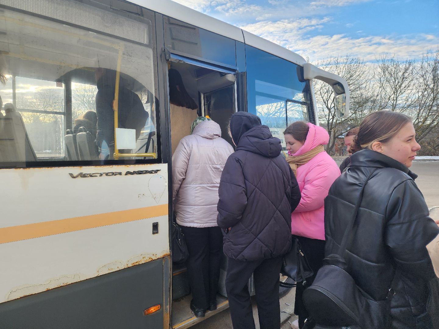 Зарайск, Проверка автобусов, Городской автобус, маршрут 1,