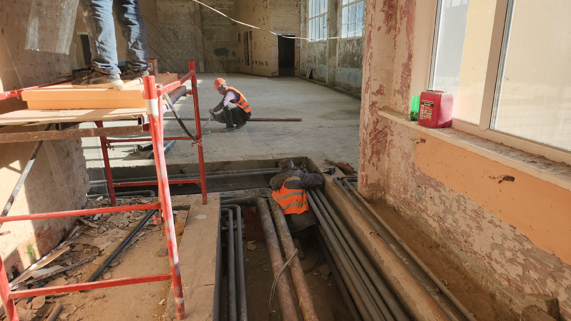 серпухов, подмосковье, ремонт школы,