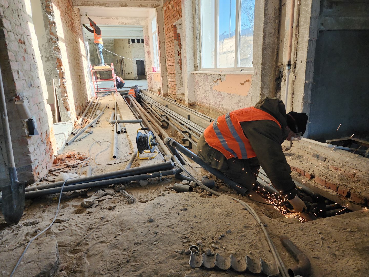 серпухов, подмосковье, ремонт школы,