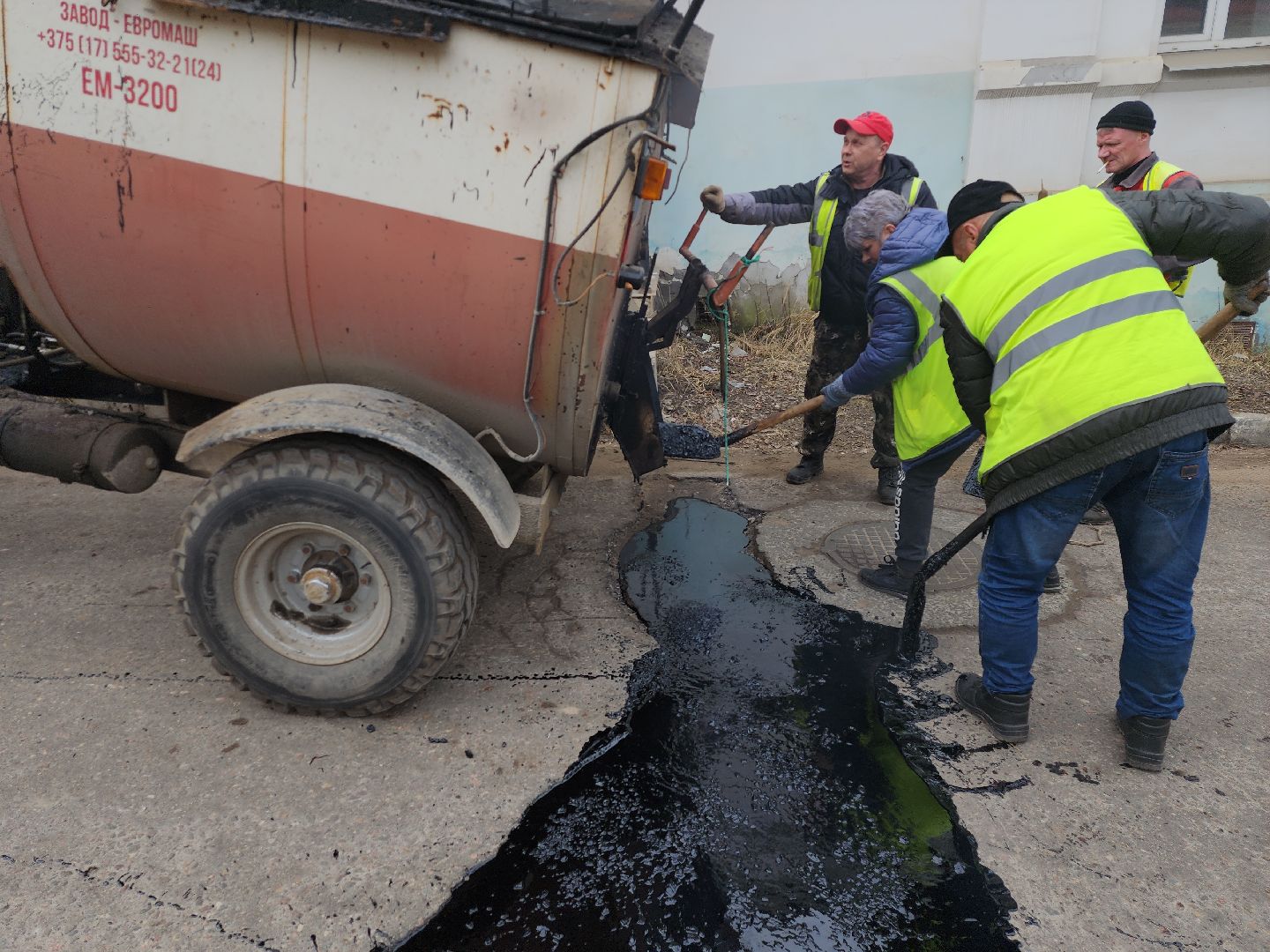 серпухов, подмосковье, ямочный ремонт,