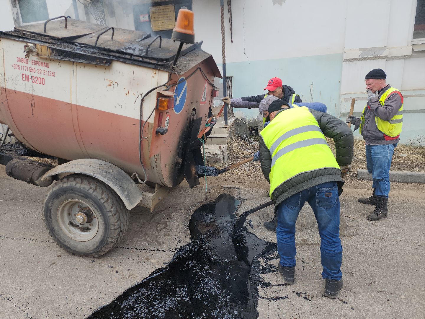 серпухов, подмосковье, ямочный ремонт,