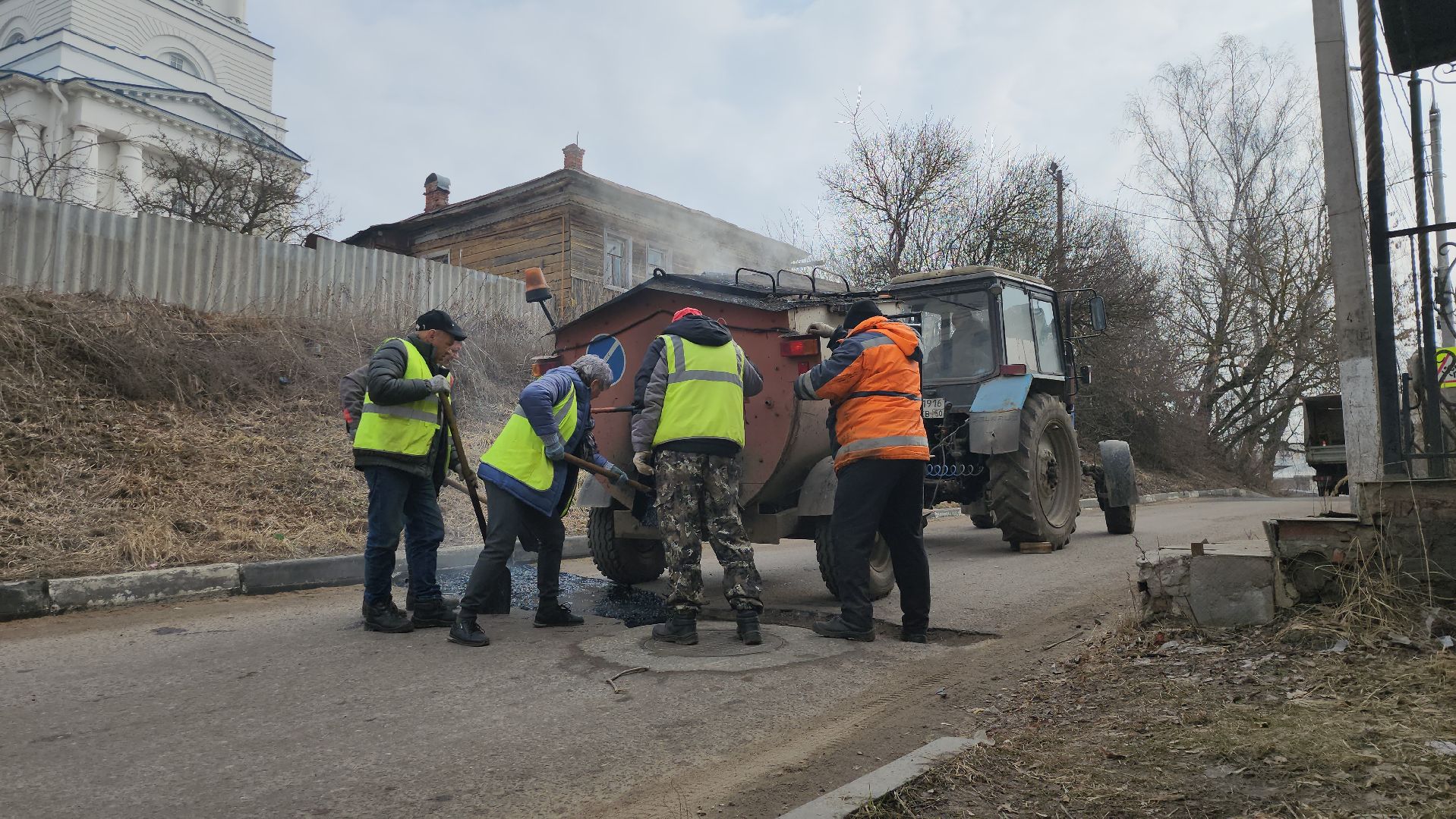серпухов, подмосковье, ямочный ремонт,