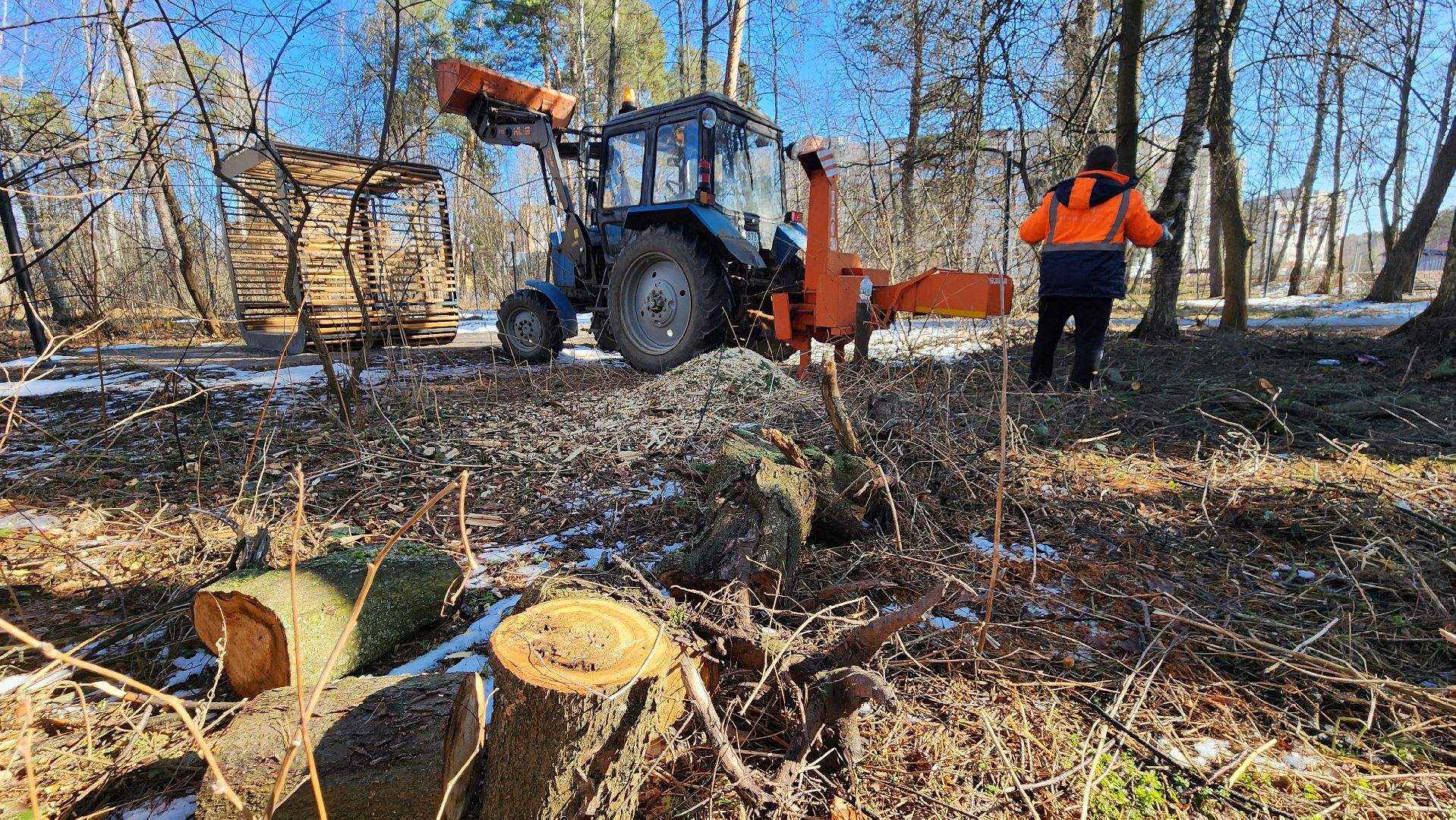 протвино, комбинат благоустройства, лес за тц слава,