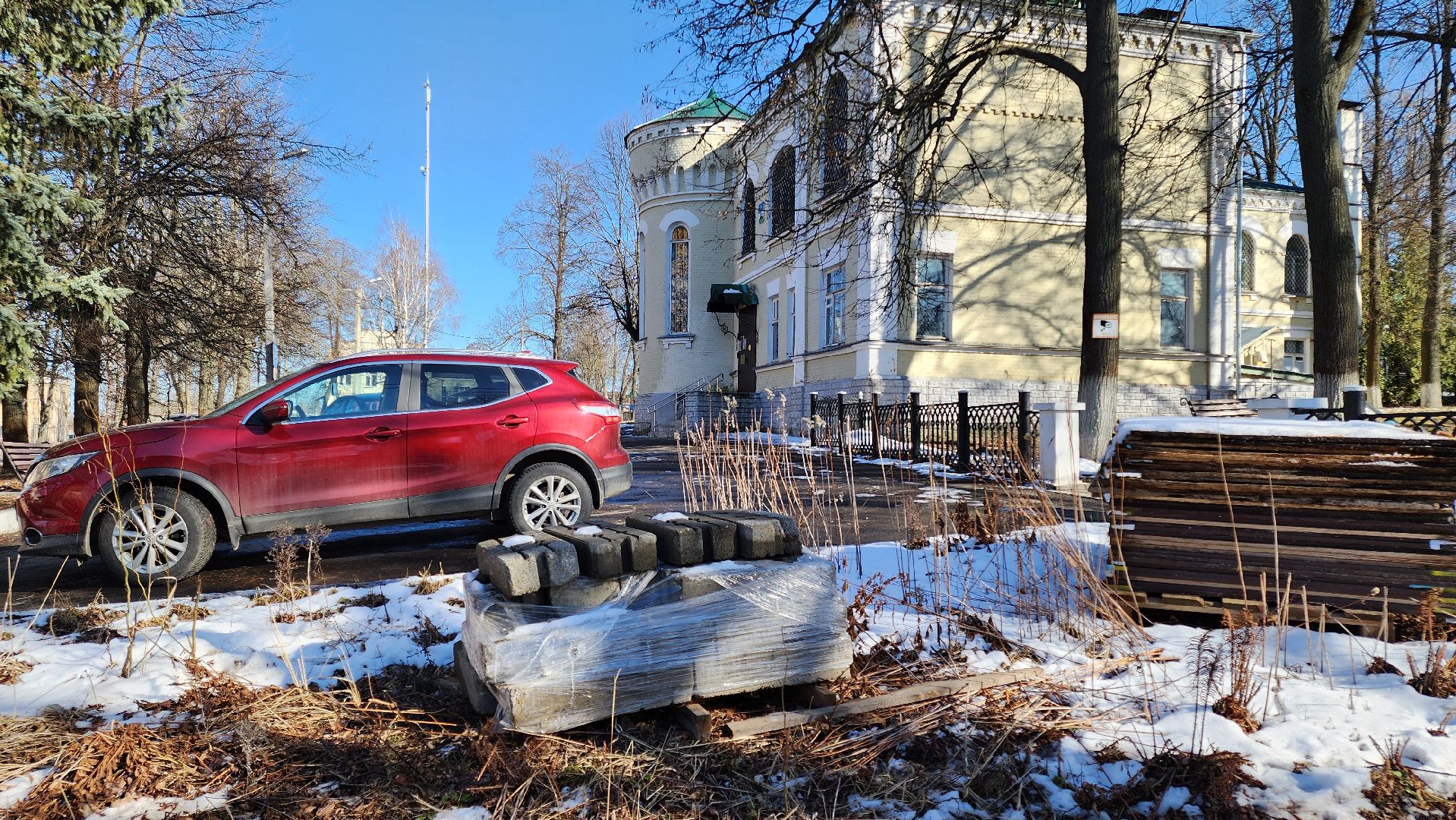 кашира, благоустройство, летний сад, сквер пушкина, советская, набережная, минипогрузчик, трактор,