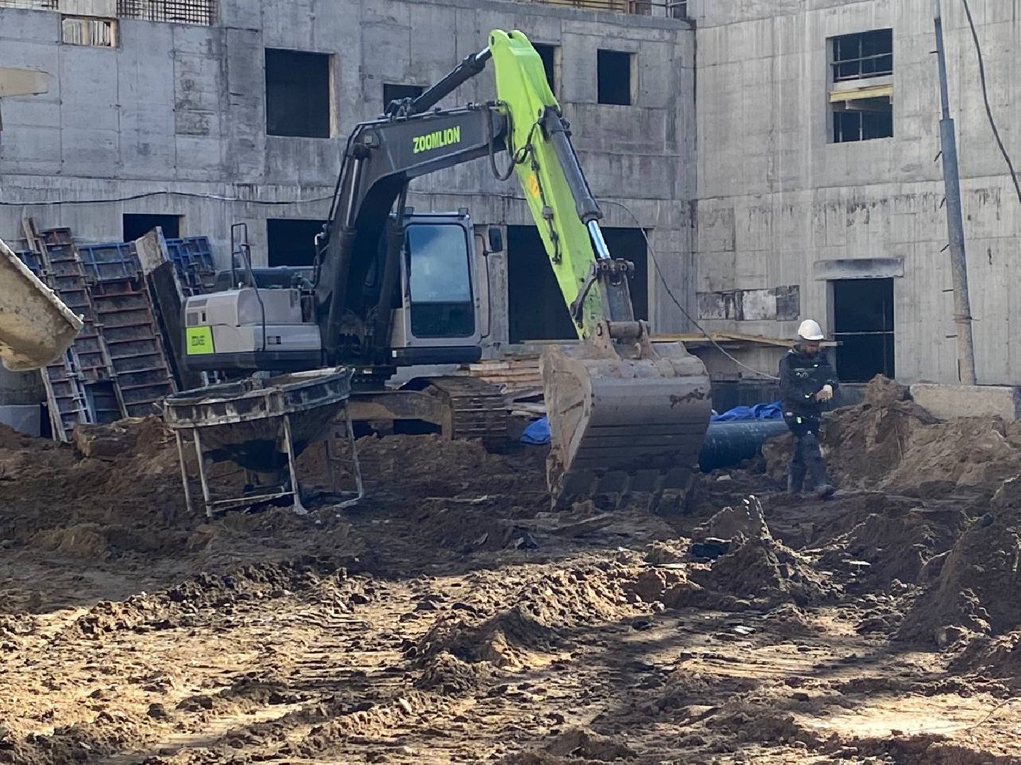 школа1100, новая школа в Павшинской пойме, новая школа в Красногорске, строителсьтво, строительство школы,