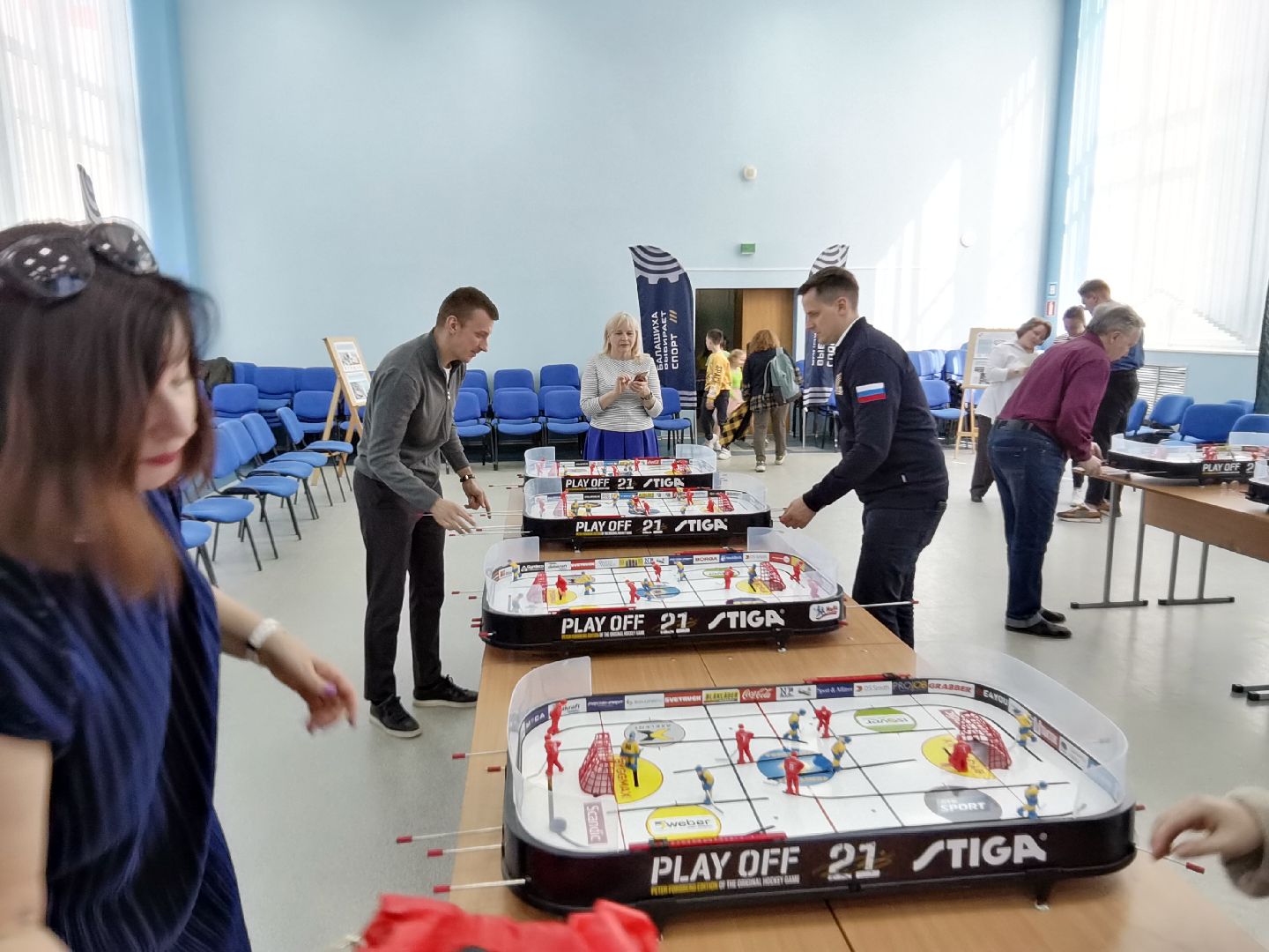 Балашиха, настольный хоккей, Российская Федерация Настольного Хоккея, средняя школа №1, открытое первенство по настольному хоккею, Управление по физической культуре, спорту и работе с молодёжью