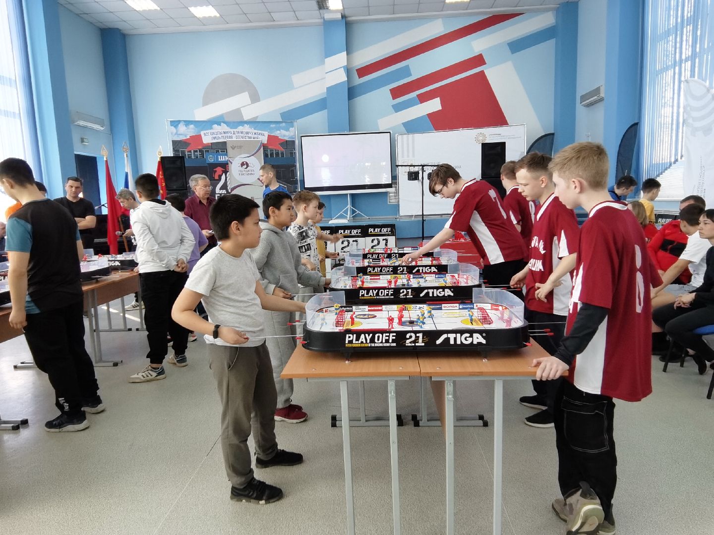 Балашиха, настольный хоккей, Российская Федерация Настольного Хоккея, средняя школа №1, открытое первенство по настольному хоккею, Управление по физической культуре, спорту и работе с молодёжью
