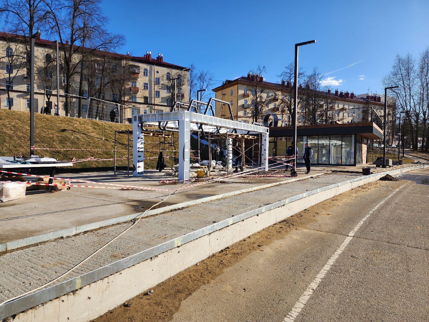 раменское, благоустройство, площадь победы,