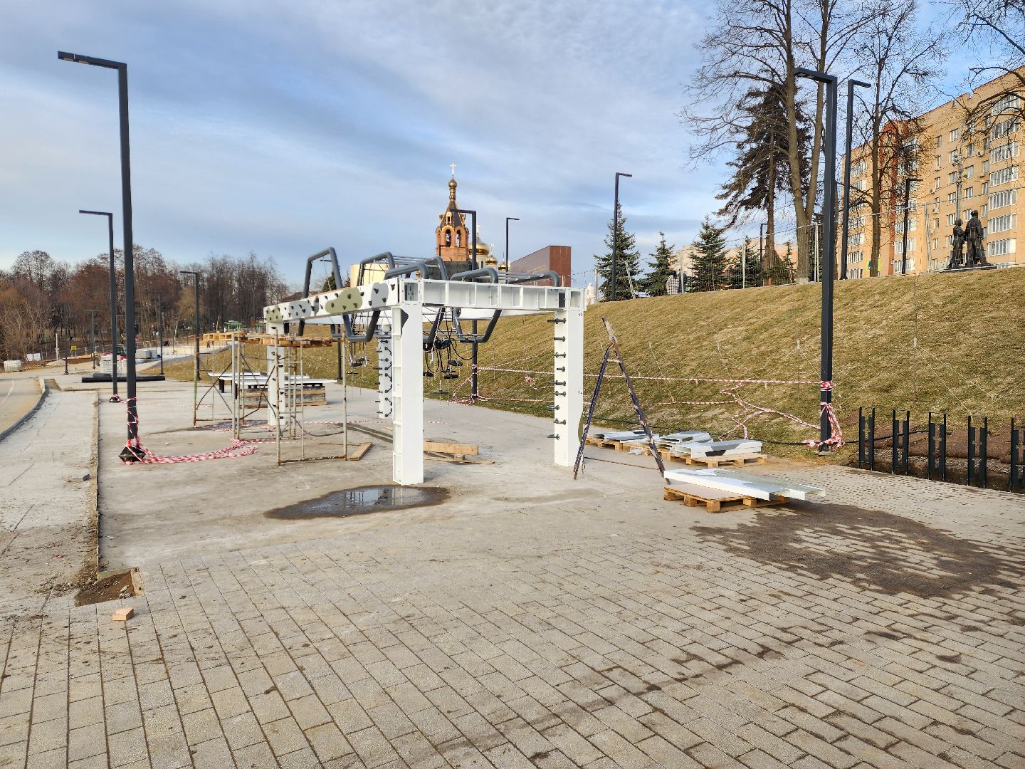 раменское, благоустройство, площадь победы,