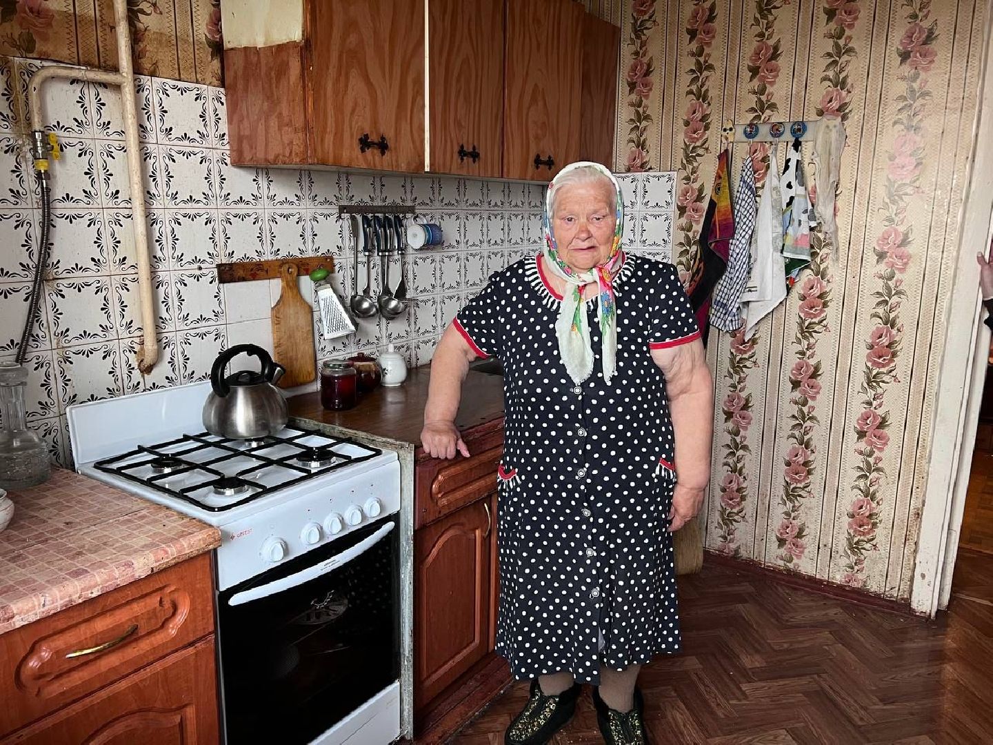 Чехов, газ, газовая плита, ветеран, день труда